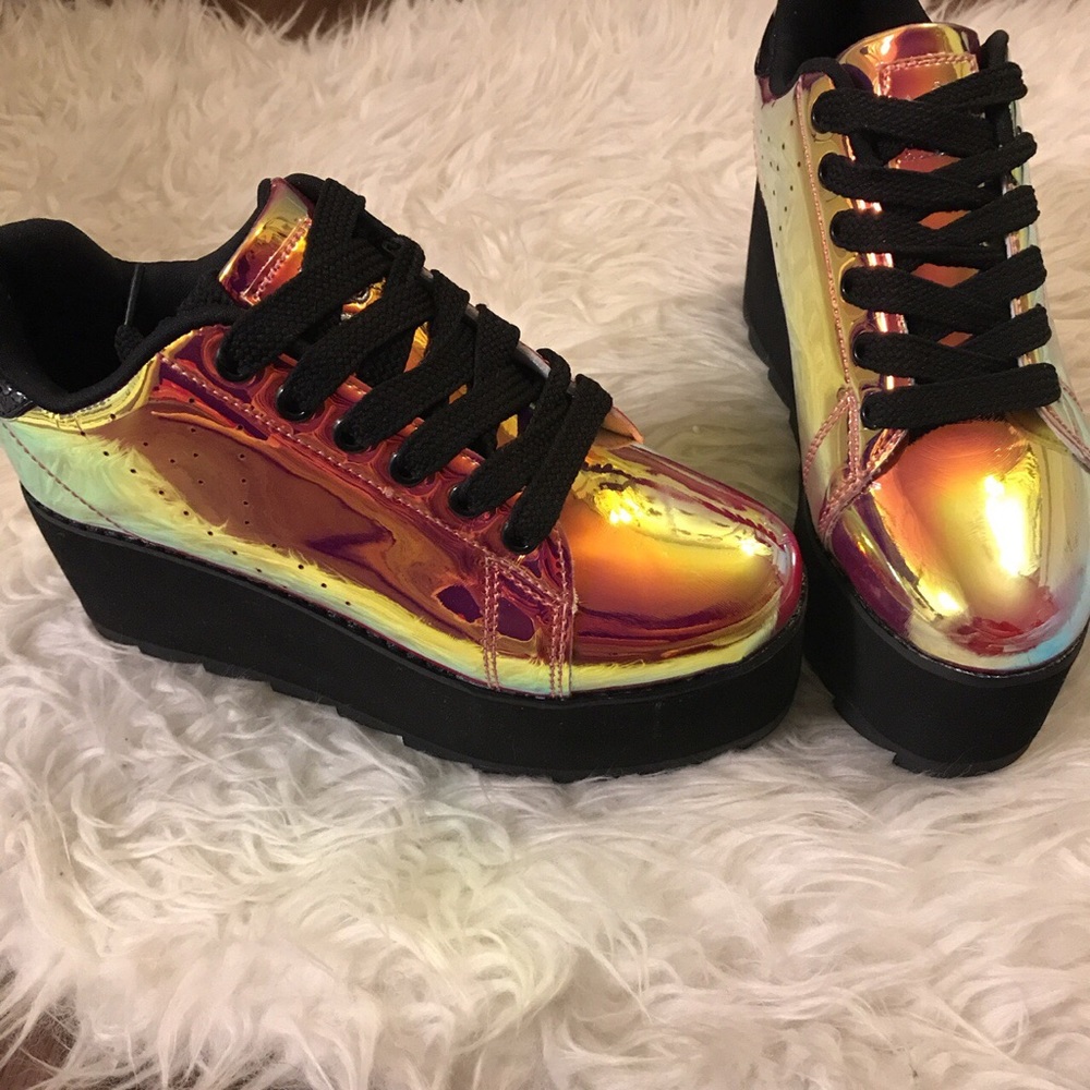YRU LALA ATLANTIS PINK HOLOGRAM BLACK SZ 7